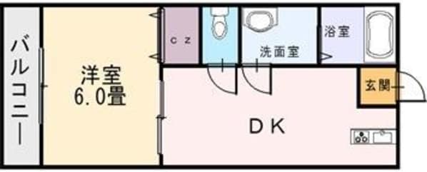 ENVOL宝殿北町館の物件間取画像